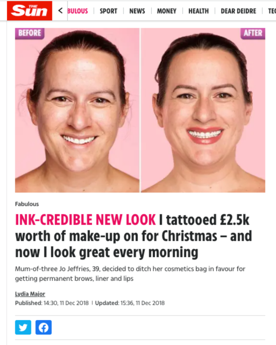 The Sun Permanent Makeup Transformation