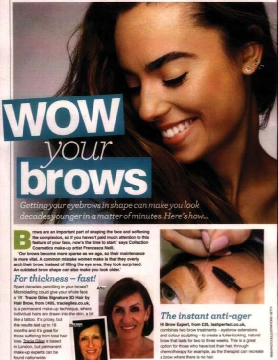 Womans Own Eyebrows