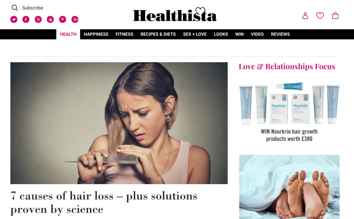 Healthista Hair Loss Solutions