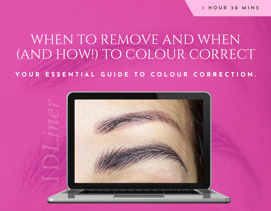 Online Permanent Makeup Removal and Colour Correction Course