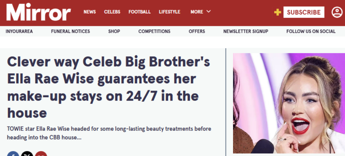 The Mirror Ella Rae Wise Celebrity Big Brother